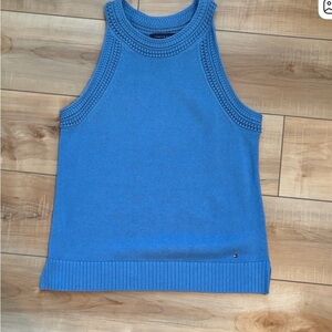 Tommy Hilfiger Blue Knit Tank Top